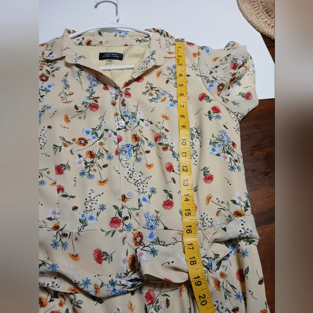 Tahari ASL Cream Midi Dress‎ Sophisticated and Versatile - Picture 11 of 13